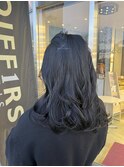 黒髪でも柔らかくヘアアレンジ