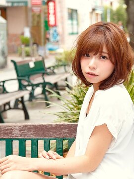 プラスワン 自由が丘(+ONE) 【+ONE 自由が丘】ゆるふわナチュラルボブ