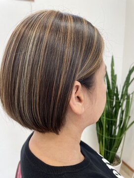 プリーマ カット　サプリカラー　ハイライト