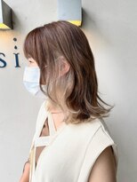 シズク(sizuk)&nbsp;インナーカラー×ベージュ