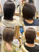 今最も注目メニュー！高濃度活性ケラチン髪質改善カラーでうる艶髪に☆