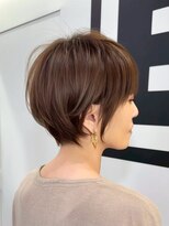 ブレス ヘアデザイン(BLESS hair design)&nbsp;東静岡ショートボブくびれショートイルミナカラー顔周りレイヤー