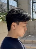 メンズ センターパート 毛流れパーマ メンズパーマ