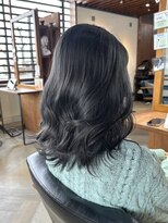 ラフ バイ マグ 南松本(R.A.F. by Mag)&nbsp;透明感◎ブリーチなしダークグレーイルミナカラーミディアム
