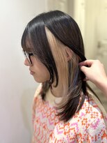 フーバイケンジ(fuu + KENJE) インナーカラー/ベージュカラー/mai