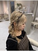 編み込み編み下ろし