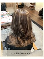チャンドット(chan.) ≪お客様スタイル≫ ちょっと派手目なハイライト