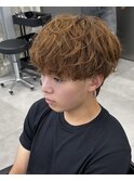 マッシュ×シャドウパーマ