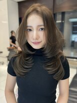 キーン 吉祥寺店(keen)&nbsp;【AYAKA】オリーブベージュ×レイヤーカット/吉祥寺