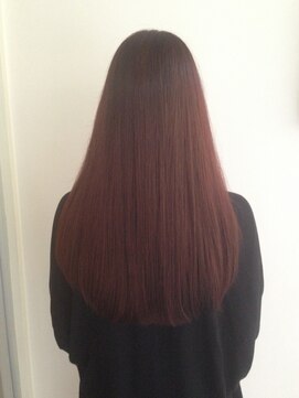 フェリシータ 緑地公園店(felicita) 暗髪ピンクブラウン＠クラシカルストレートロング