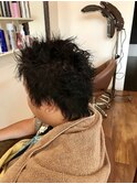 シャギーショートスタイル