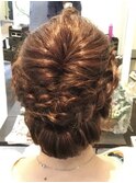大人カワイイ!編み込みフルアップ