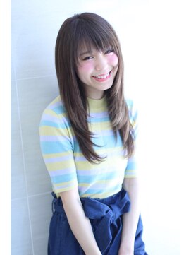 オーロ 西大寺店(ORO) マーメイドアッシュストレートハニーヘア