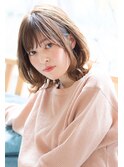【BAYROOM】顔まわり小顔ミディ×美髪モテヘア