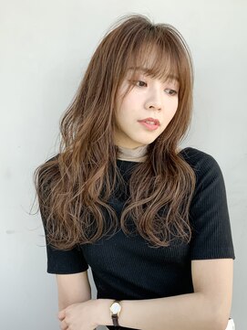 アイティー バイ アルバム 中野店(IT by ALBUM) ウェーブロング_ハイライトカラーセミウェットウェーブ_57674