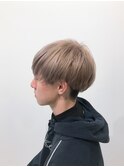スーツ短髪ツーブロック束感モテる黒髪シークレットパーマ流行