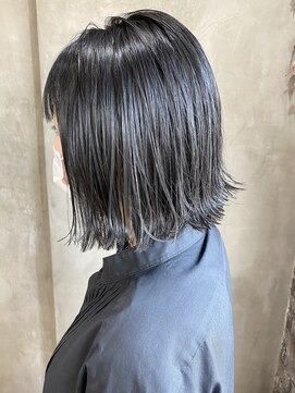 シックス ヘア ワーク ショップ(No.06 Hair Work Shop) ブルーブラック ＋ ボブ