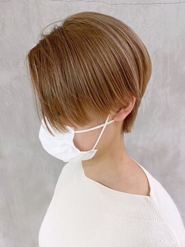 アイティーバイアルバム 八王子店(IT by ALBUM) ミルクティーベージュショートボブ_カーキグレージュ_ba319112