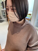 アース 鶴岡店(HAIR&MAKE EARTH)&nbsp;シンプルボブ【EARTH鶴岡店】