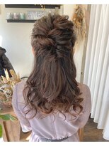 ファンド 千葉(fand)&nbsp;ヘアセット/着物ヘア艶ボルドー韓国風ヘアくびれヘア