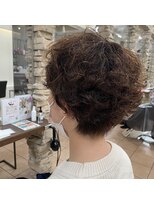 リー 甲子園(Lee) ナチュラルブラウン×くるくるパーマ