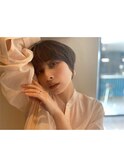 大人可愛い20代30代40代ナチュラルショートボブ丸みショート