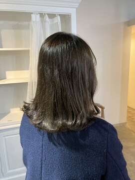 フェリアあべの(FERIA) 【天王寺 あべの】 セミロング×グレージュ