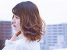 《透明感×高発色》エドルカラー＋カット＋贅沢３STEPトリートメント　8500円