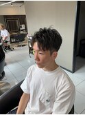 ショートアップバングスパイキーショートフェードカットショート
