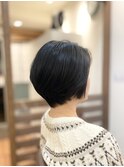 30代40代50代/大人ナチュラル/レイヤーショートボブ/百合ヶ丘
