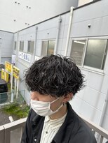 ビカムメンズヘアー 栄店(become men's hair)&nbsp;【波巻きパーマ×刈り上げないマッシュ】名古屋栄メンズカット