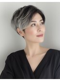 大人きれい20代30代40代50代前下がりショートボブくびれショート