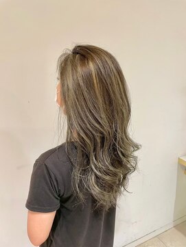 アース 東戸塚店(HAIR & MAKE EARTH) 髪質改善カラー★ハイライトグレージュ白髪染め30代40代50代