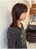 個性あふれるウルフヘア
