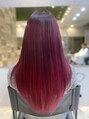 ニーノバイヘアーカラートウキョウ(nino by HAIR COLOR TOKYO) レッド系のカラープラス髪質改善してます