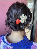 浴衣ヘアセット
