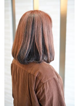 ムゥフ ヘアーアンドアイラッシュ(mouf hair&eyelash) アンブレラカラー×ソフトピンク Umbrella color