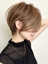 ジルブラン(JIL BLAN) ハイライトバレイヤージュダブルカラーショートカット30代40代