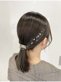 結婚式のお呼ばれヘアセット♪