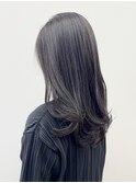 黒髪暗髪ゆるふわウェーブロングスタイル髪質改善20代30代40代