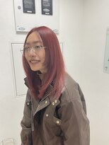 ロア ヘアーコーディネート 四条烏丸店(LoRE hair coordinate)&nbsp;暖かみが魅力のローズレッドカラー