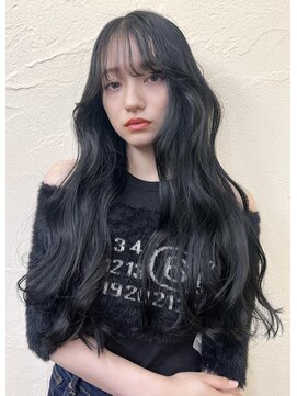 アム(amu) 透明感暗髪／ブルーブラック