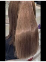 アース 市川店(HAIR & MAKE EARTH)&nbsp;10代/20代/ミディアムボブ/ミルクティーベージュ/髪質改善カラー