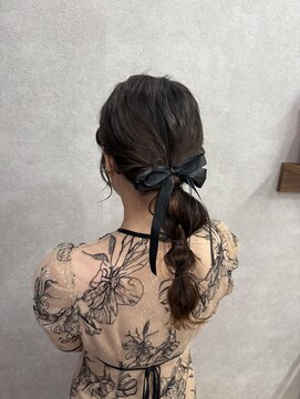 メゾンドムニ 恵比寿(Maison de MUNi) 編みおろしヘア