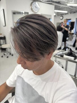 バース 梅田中崎町店(BIRTH) 47歳白髪ぼかしハイライトバレイヤージュ