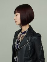 ピークアブー 原宿ハラカド(PEEK-A-BOO) くせ毛多毛ボブショート前下がりモードワイドバングかっこいい