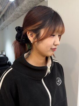 ヒョンミョン ライズバイレボ 柏西口店(hyon myon/RISEbyREVO) 顔周りカット/おくれ毛カット