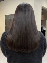 ヘアー アイス ルーチェ(HAIR ICI LUCE) ブリーチなしカラーオリーブベージュ冬カラー透明感カラー/今枝