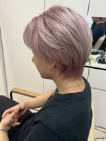 OSHIRO 岡山倉敷店【オシロ】【3月1日OPEN(予定)】 メンズブリーチカラーハイトーン ペールピンク ダブルカラー