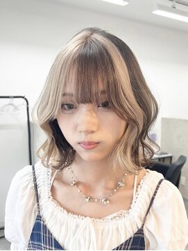 ワンバイワンヘアーツー(OnexOne HAIR2) 唯一無二のデザインカラー/セクションカラー/ホワイトベージュ